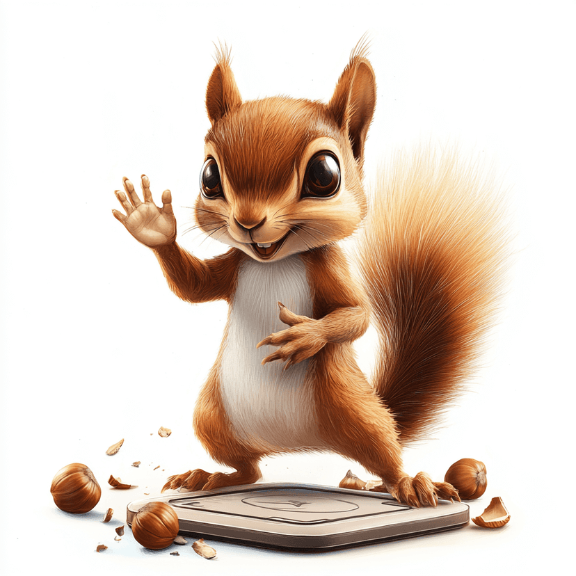 squirrel waiting